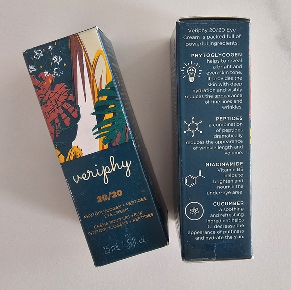 NWT Veriphy Skincare 20/20 Phytoglycogen Plus Peptides Eye Cream - Picture 2 of 4